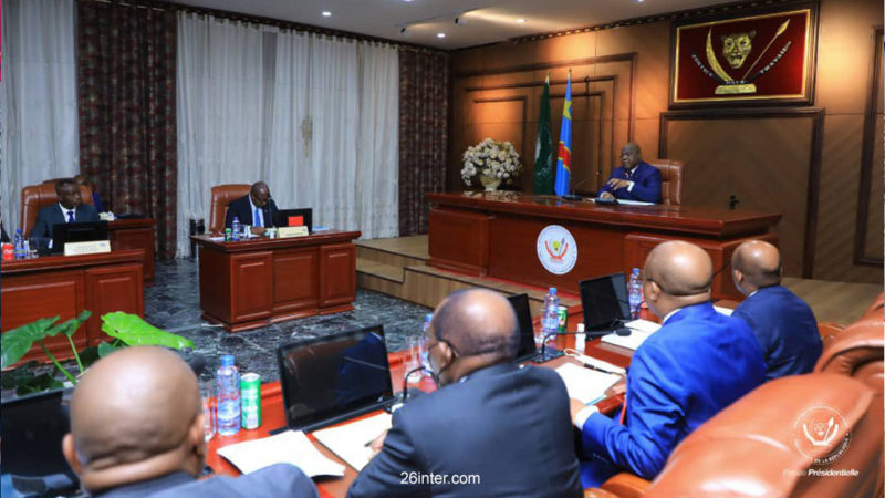 Kinshasa : Félix Tshisekedi tient le conseil des ministres en présentiel