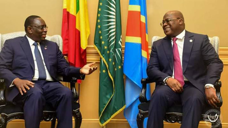 Union Africaine : Félix Tshisekedi cède son fauteuil à Macky Sall