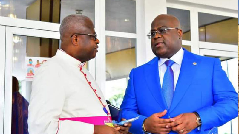 Religion : Nommé Chapelain de Sa Sainteté, Donatien Nshole surpris par Félix Tshisekedi