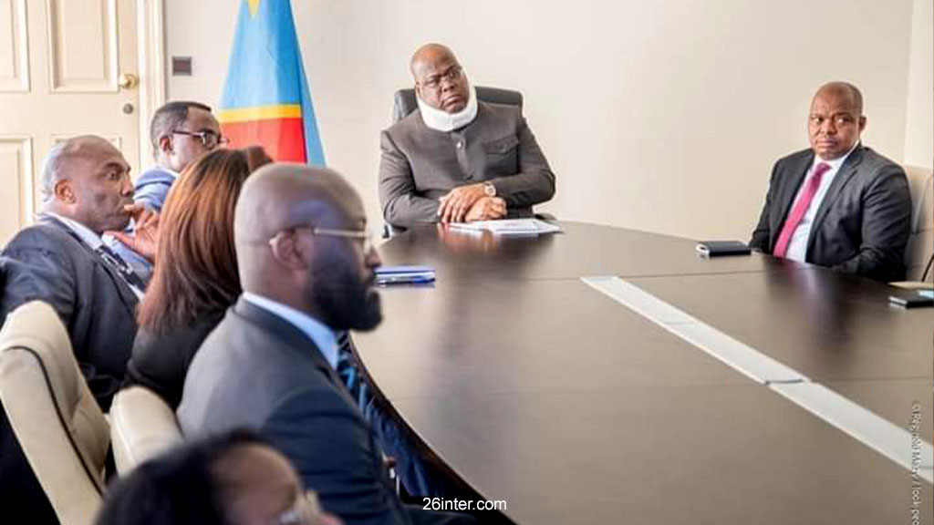 Belgique-Bruxelles : Félix Tshisekedi visite les locaux de l’Ambassade Congolais