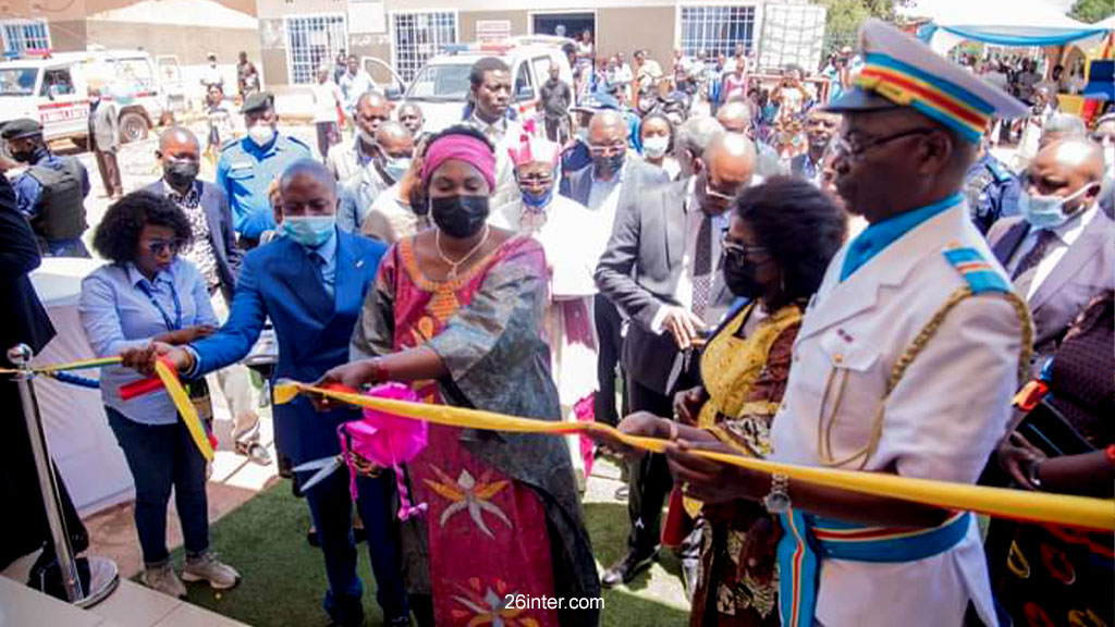 Lualaba : Fifi Masuka inaugure la maternité et la pédiatrie à l’hôpital qui porte son nom