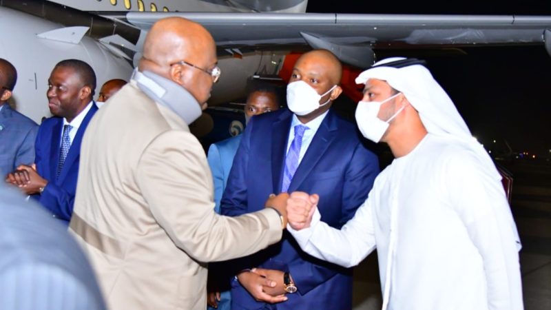 Dubaï : Félix Tshisekedi est arrivé aux Emirats Arabes Unis pour l’ExpoDubai2020