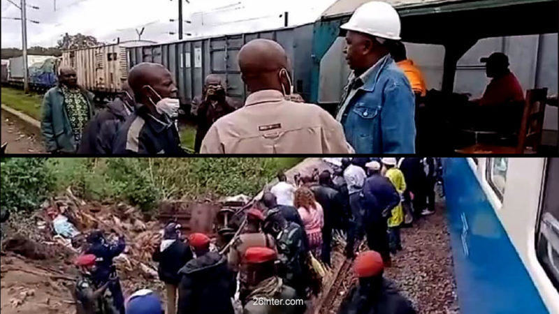 RDC : Déraillement du train marchandises à Kitenta, Fabien Mutomb se rend sur place