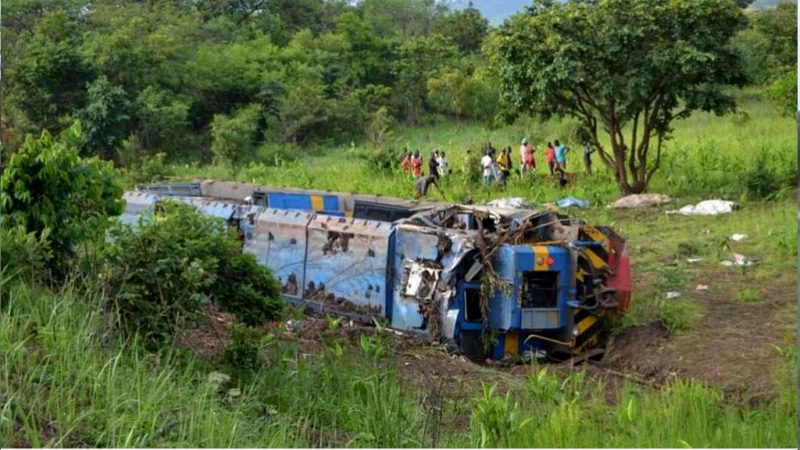 RDC : Déraillement du train marchandises à Kitenta, le bilan s’alourdit