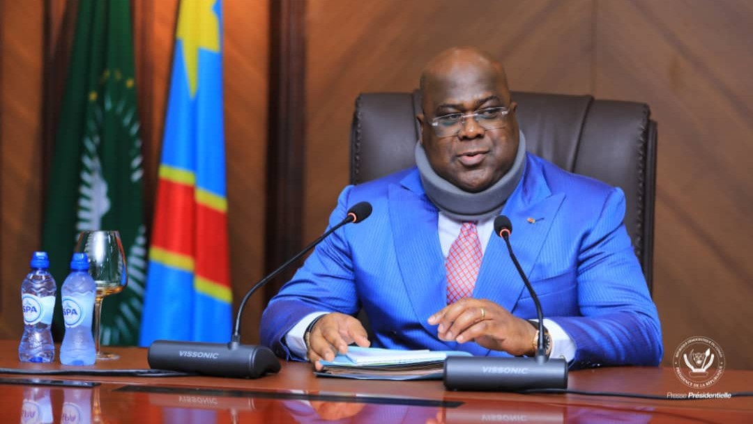 RDC : Malgré la défaite face au Maroc, Félix Tshisekedi encourage les Léopards