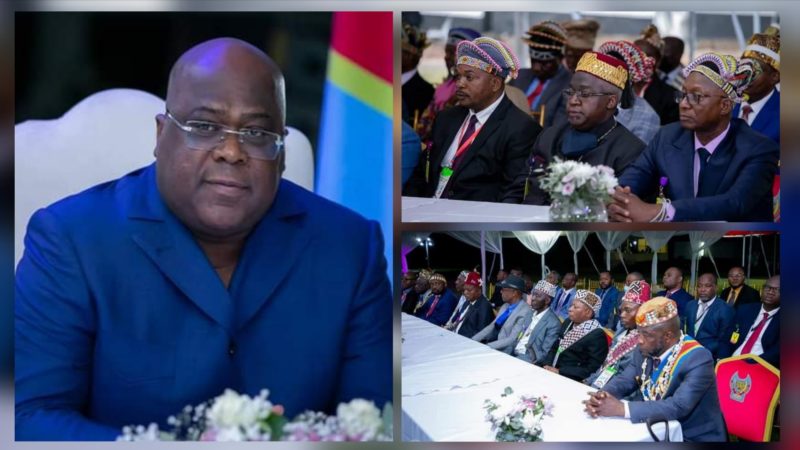 Lubumbashi : Les chefs traditionnels du Grand Katanga et du Grand Kasaï entendus par Félix Tshisekedi