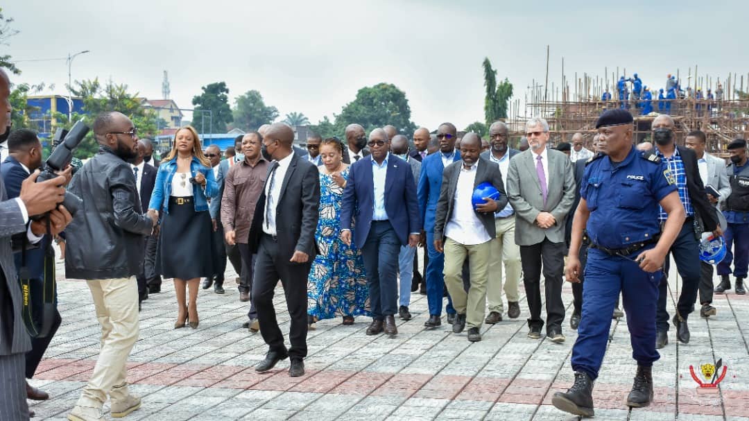 RDC : Sama Lukonde se rassure de l’etat d’avancement de la construction du Mausolée de Patrice Emery