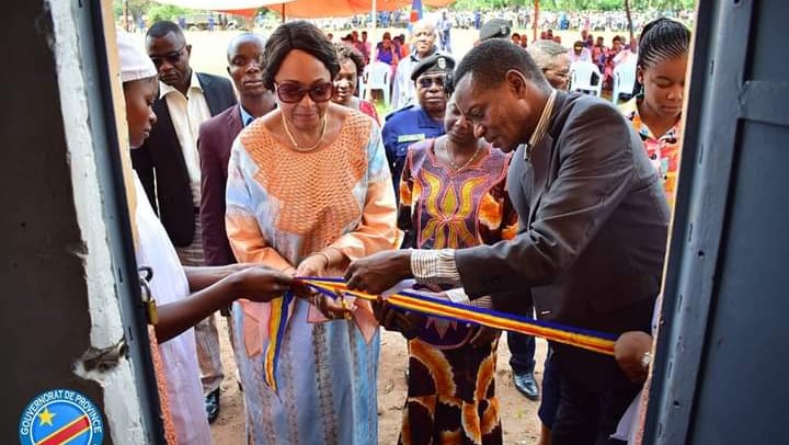 Kasaï Oriental : Jeannette Longa Musuamba inaugure le bâtiment de l’Institut Technique Médical de Tshilenge