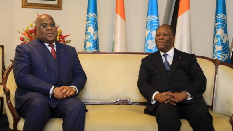 Coopération : Félix Tshisekedi et Alassane Ouattara d’accord sur les questions d’intérêt commun