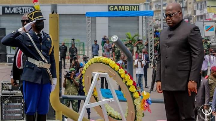 Kinshasa : Félix Tshisekedi rend hommage au soldat congolais