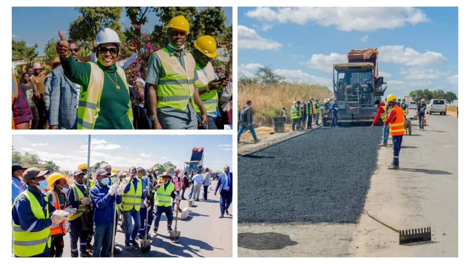 Kolwezi : Fifi Masuka inspecté les travaux de construction réhabilitation des routes