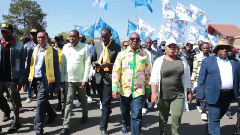 Lubumbashi : Jean-Claude Kamfwa Kimimba prend part à la marche de soutien aux FARDC