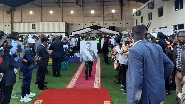 Lubumbashi : Arrivée de relique de Patrice Emery Lumumba