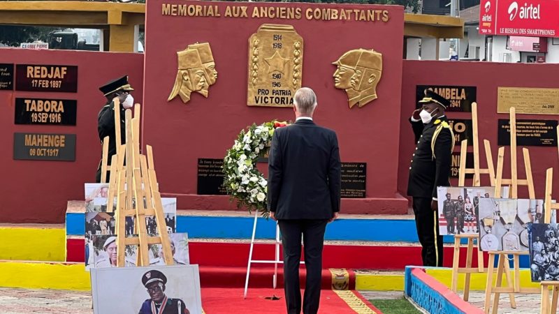 Kinshasa : Le Roi Philippe rend hommage aux anciens combattants