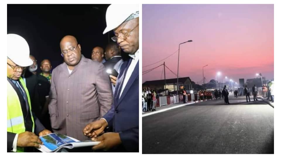 Kinshasa : Félix Tshisekedi inaugure le pont Bongolo