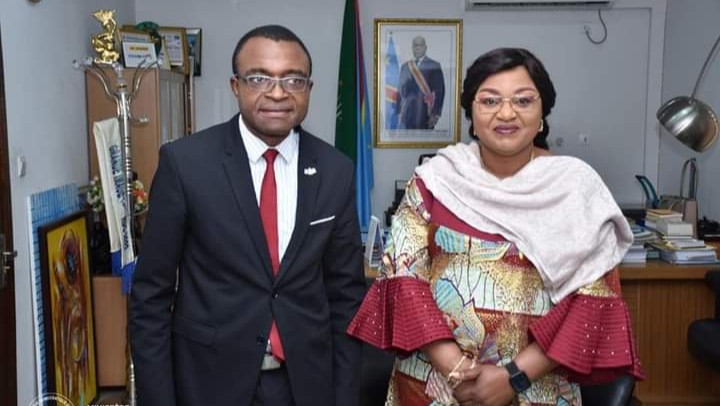 Kinshasa : Gisèle Ndaya échange avec le représentant de l’UNFPA