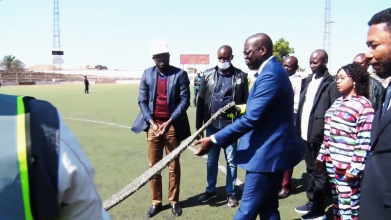 Lubumbashi : Lancement des travaux de rénovation de l’aire de jeux du Stade Kibassa