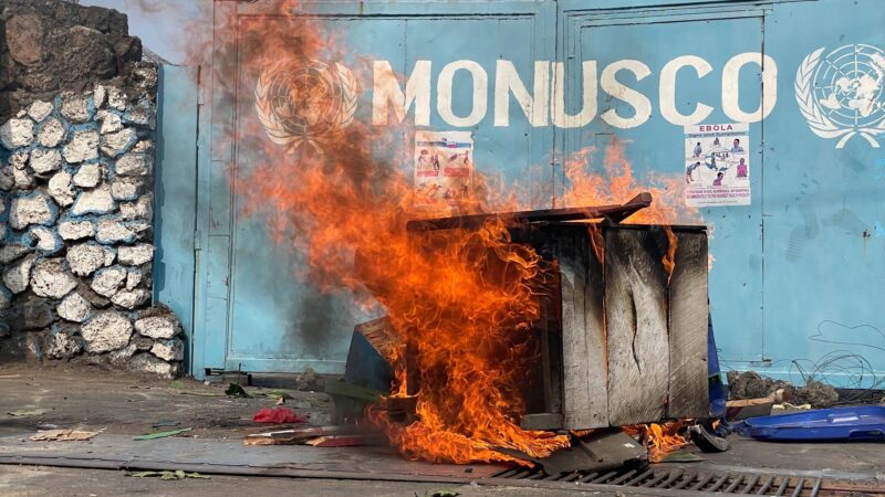 Nord-Kivu : Les installations de la Monusco vandalisées à Goma