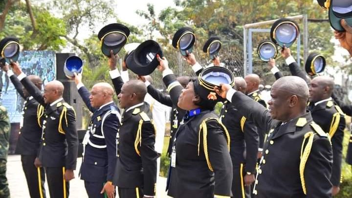 École de guerre de Kinshasa : Clôture de la deuxième session de formation