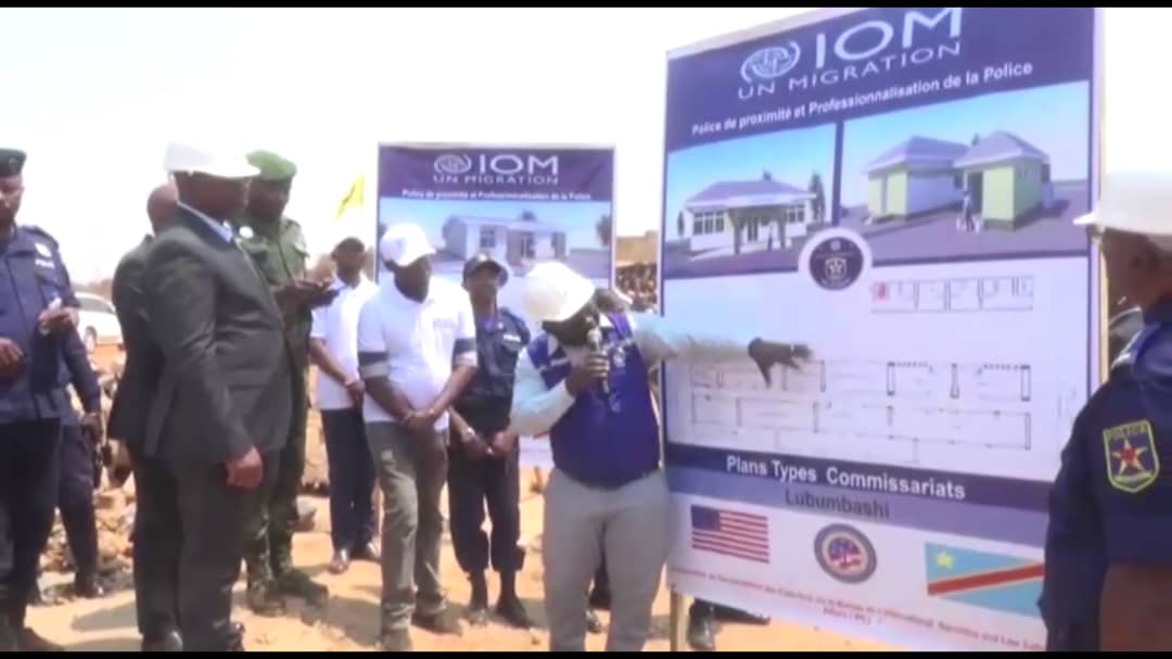 Lubumbashi : Lancement des travaux de construction du commissariat de police à Kashamata