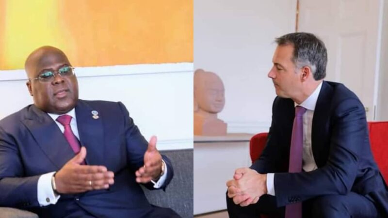 New-York : Rencontre bilatérale entre Félix Tshisekedi et Alexandre de Croo