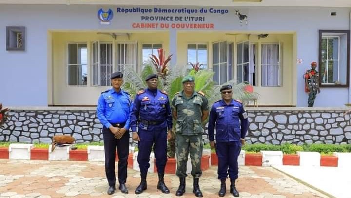 Ituri : Célestin Kanyama à Bunia, pour le renforcement des effectifs de la Police