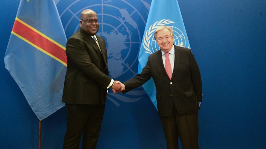 New-York : Ce que Félix Tshisekedi a dit à Antonio Guterres à propos du départ définitif de la Monusco