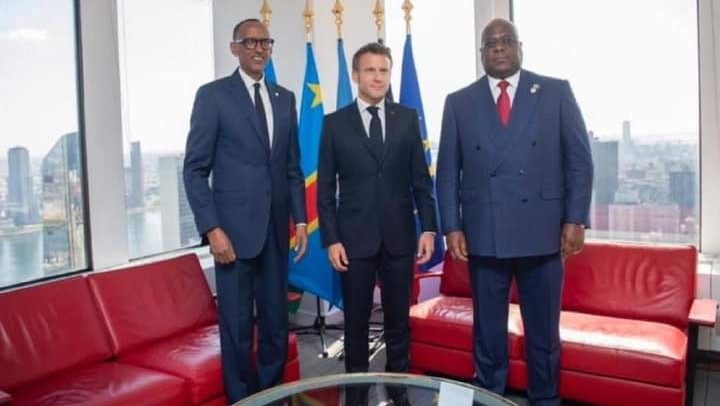 New-York : Rencontre tripartite Tshisekedi-Macron-Kagame, voici le communiqué final