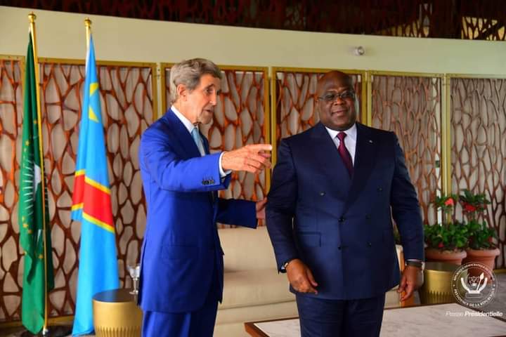 RDC : Tête-à-tête entre Félix Tshisekedi et John Kerry