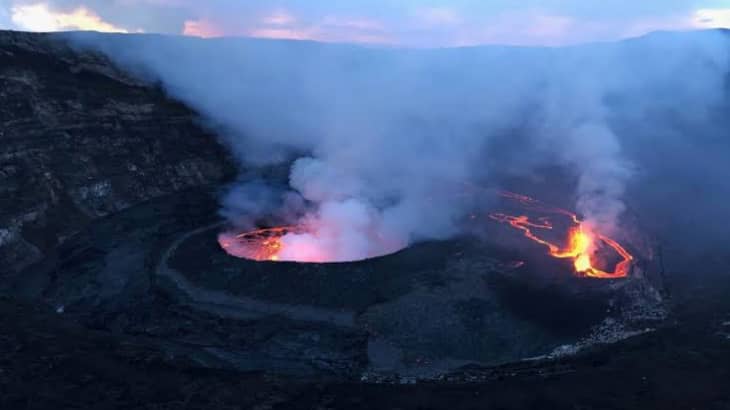 Nyiragongo : Alerte jaune de l’observatoire volcanologique de Goma