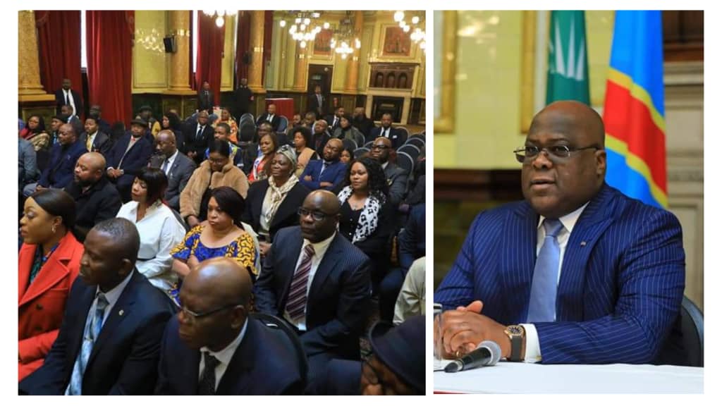 Londres : Félix Tshisekedi face à la diaspora congolaise