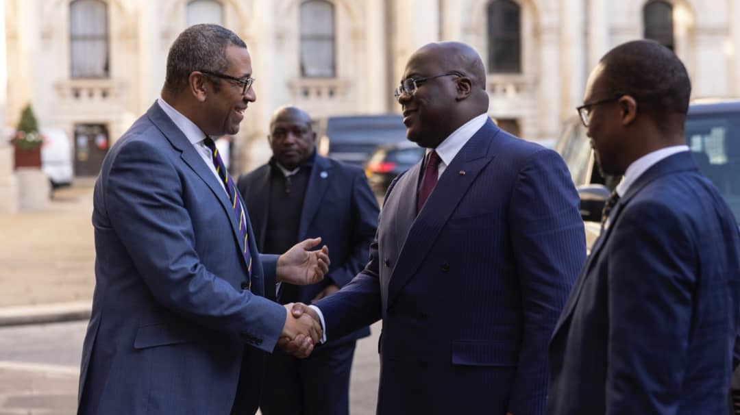 Diplomatie : Tête-à-tête entre Félix Tshisekedi et James Cleverly