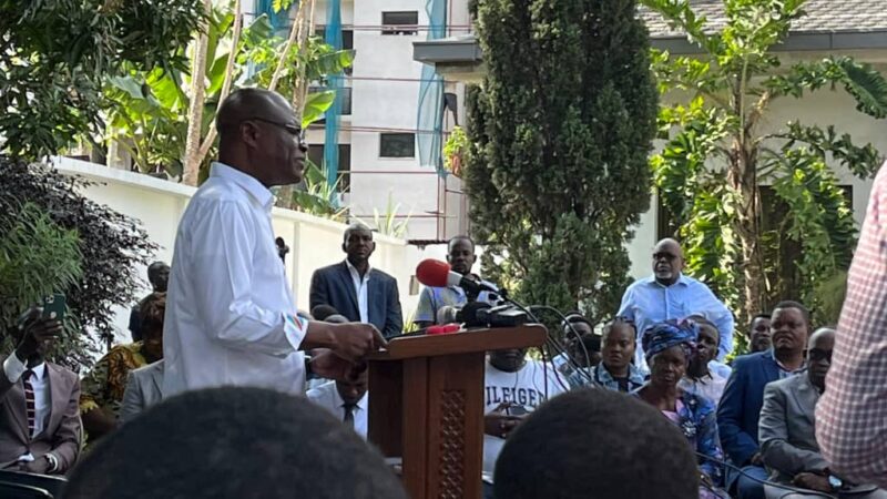 RDC : Martin Fayulu accuse Félix Tshisekedi de haute trahison