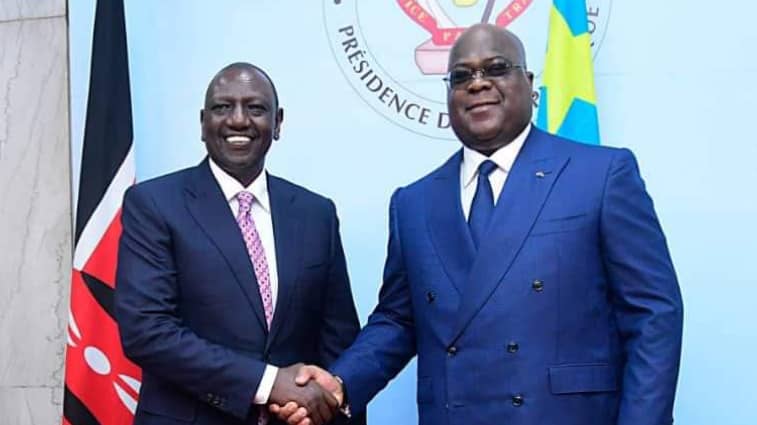 Diplomatie : Félix Tshisekedi et William Ruto déterminés à mettre fin à l’insécurité qui règne dans l’Est de la RDC