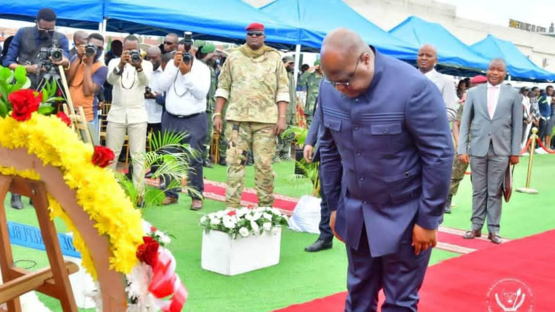 Kinshasa : Félix Tshisekedi rend hommage au caporal Kunyuku