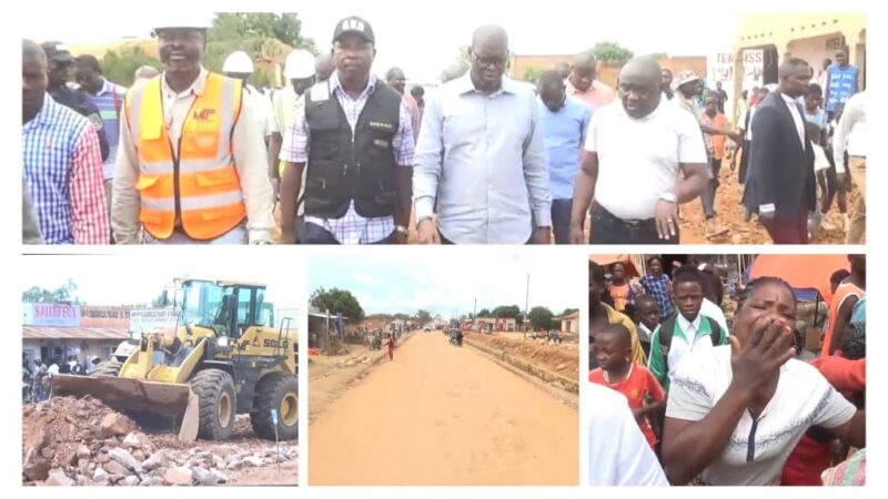 Lubumbashi : Jacques Kyabula inspecte les chantiers routiers