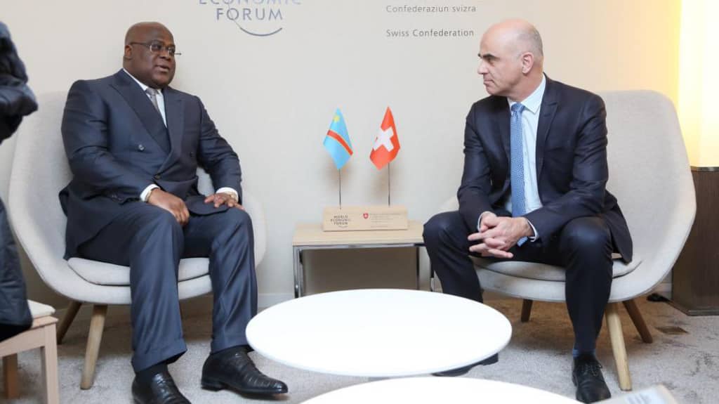 Suisse : Felix Tshisekedi clos son séjour à Davos