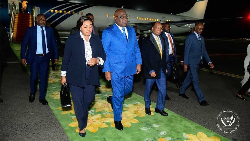 Suisse : arrivé du président Félix Tshisekedi à Genève pour participer au conseil des droits de l’homme des nations unies