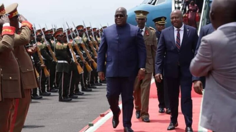 EAC : Arrivé à Bujumbura, Félix Tshisekedi entend clarifier le mandat de la Force Régionale