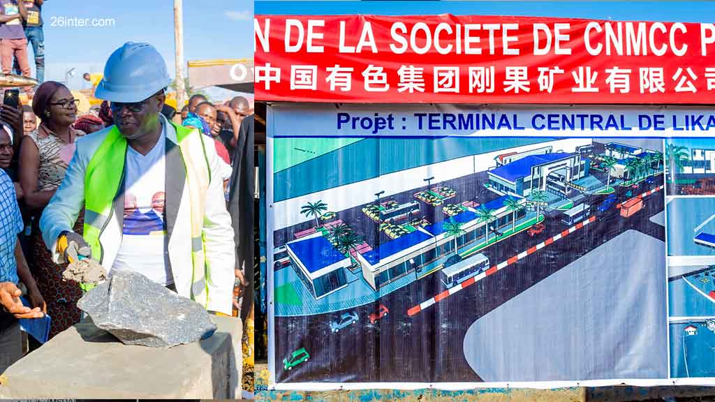 Likasi : Pose de la première pierre de construction du terminal central de Likasi