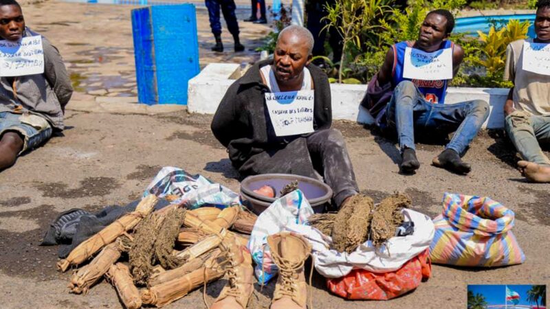 Lubumbashi : Présentation des 11 présumés bandits