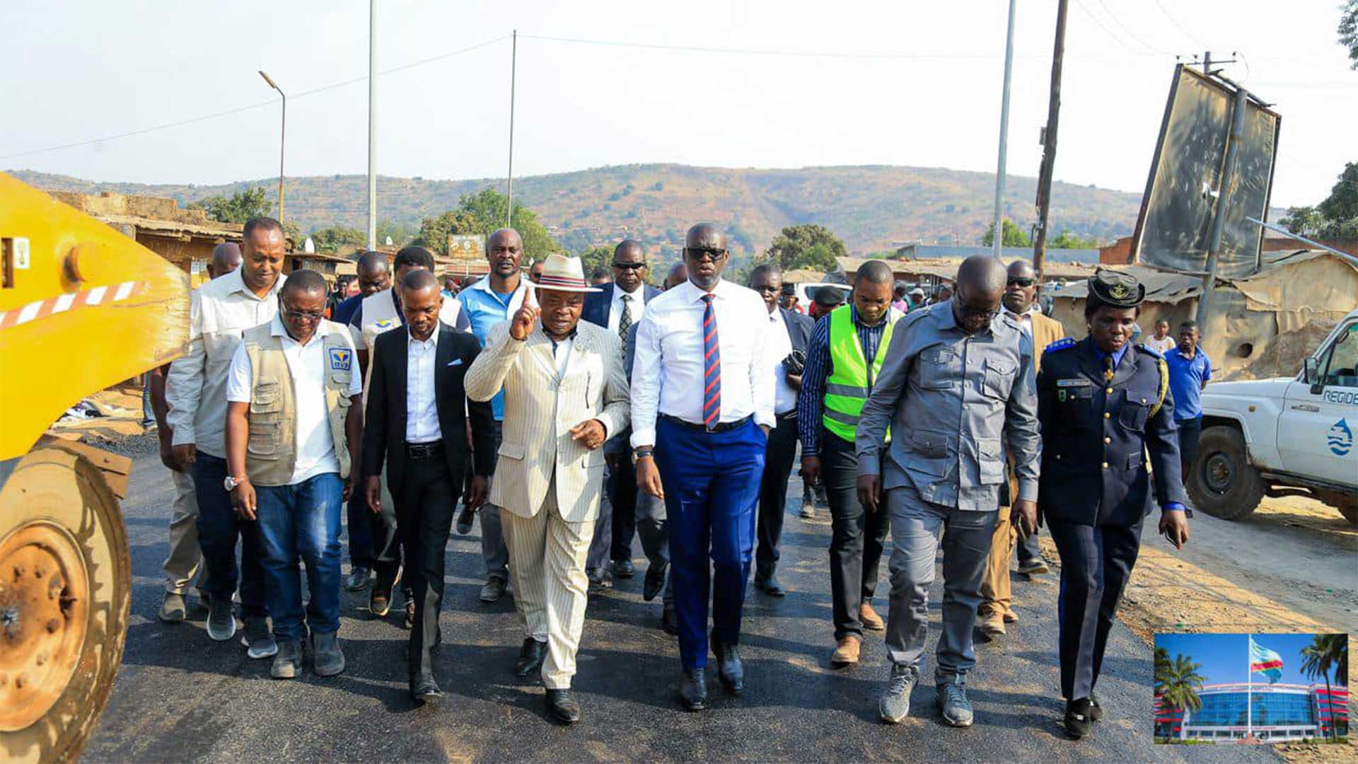 Likasi : « 10 km de routes ont déjà été remis à neuf sur les 30 km prévus » Jacques Kyabula Katwe