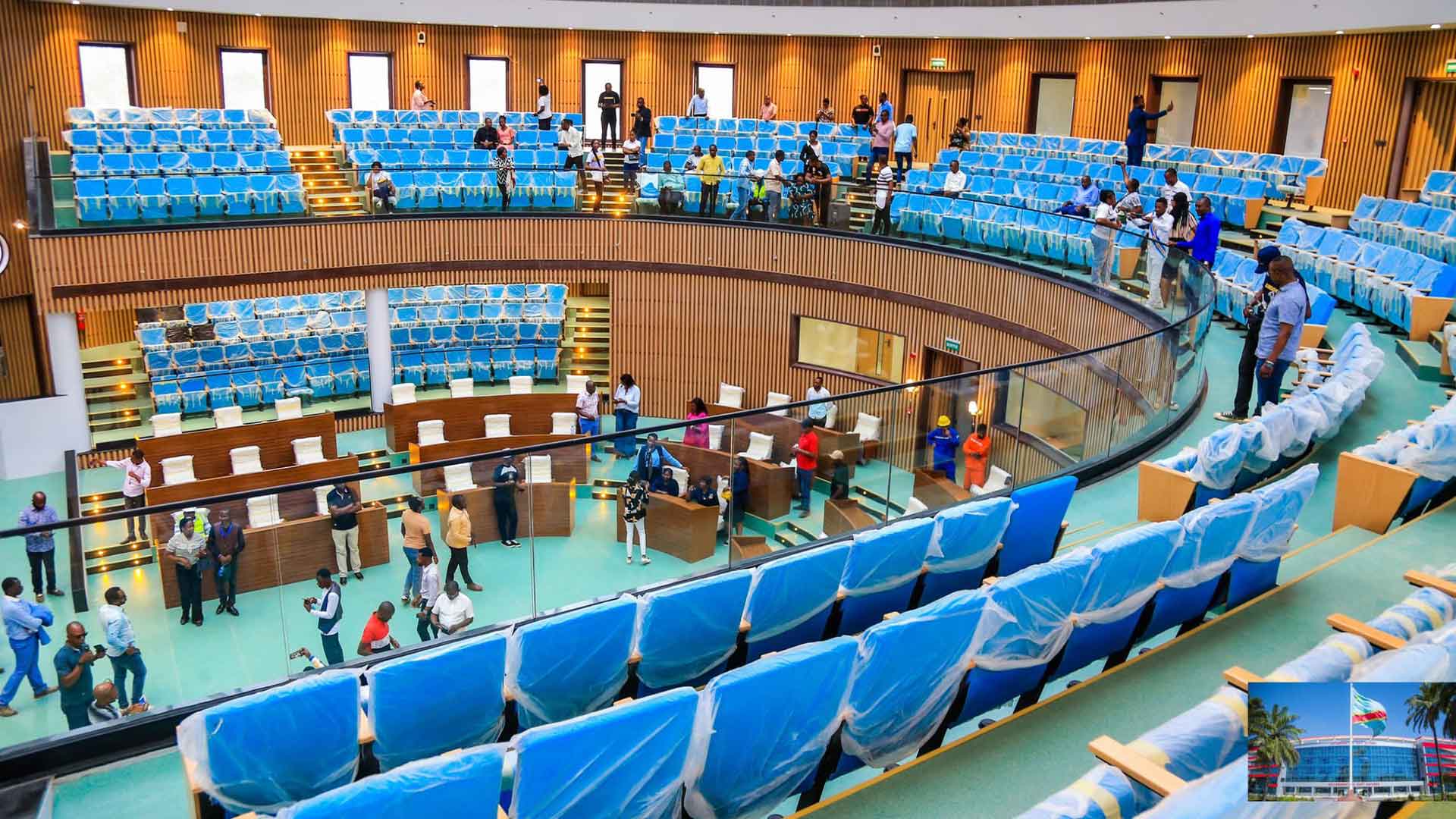 Lubumbashi : Inauguration du nouveau bâtiment de l’assemblée provinciale du Haut-Katanga